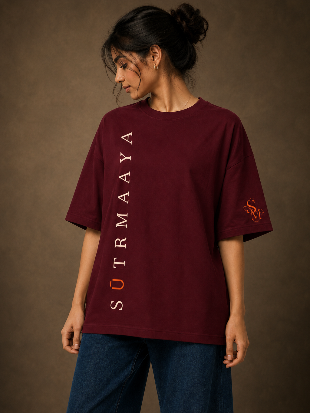 Crimson Bloom | Oversized Unisex T-Shirt