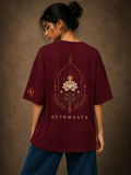 Crimson Bloom | Oversized Unisex T-Shirt
