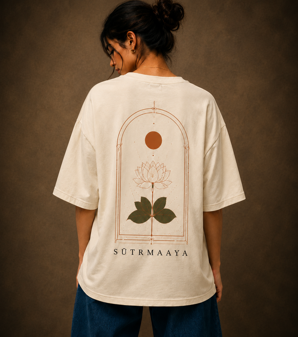 Lotus Window | Oversized Unisex T-Shirt