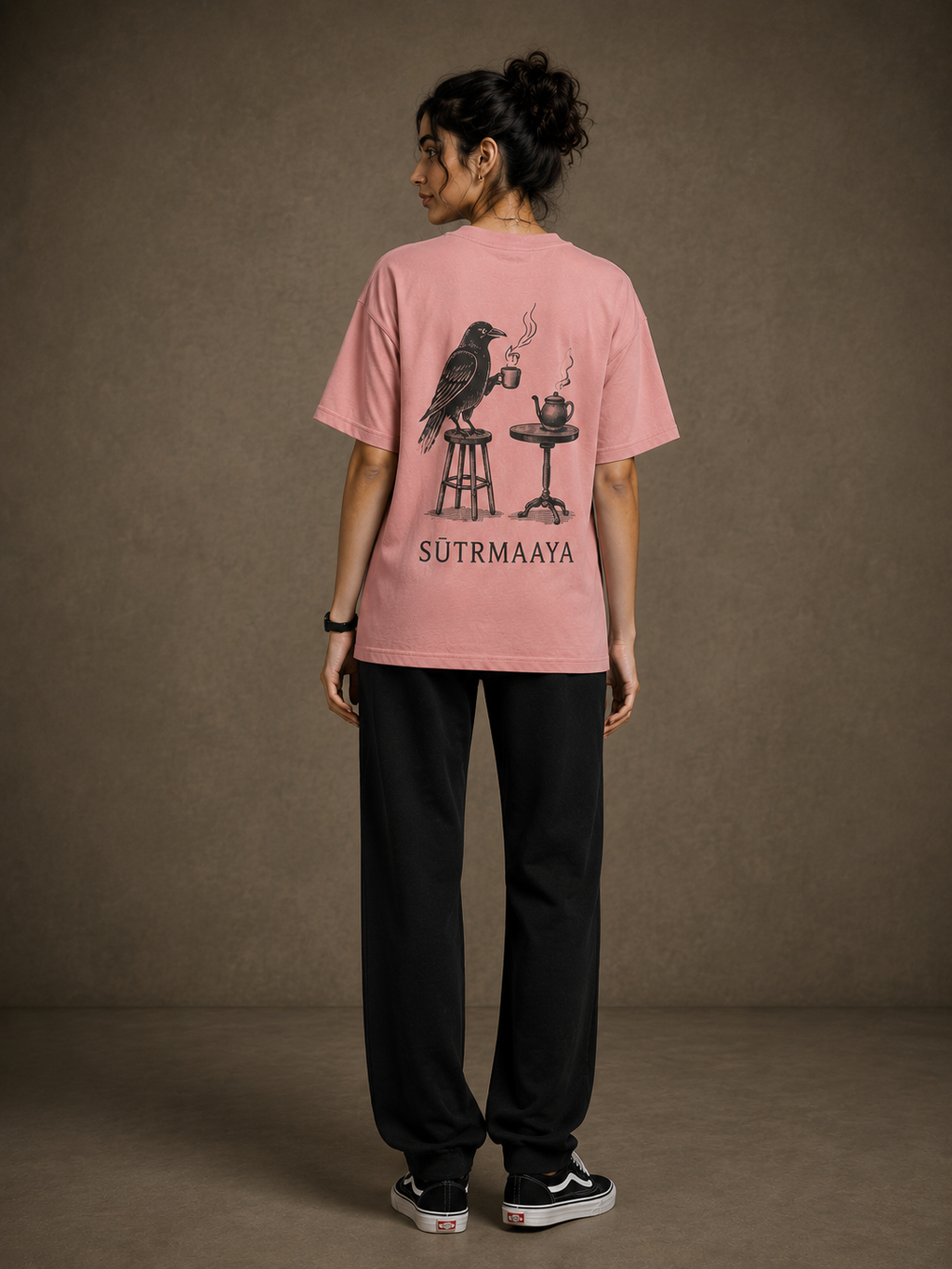 Pehle Chai... Premium Oversized Unisex T-Shirt | Sutrmaaya