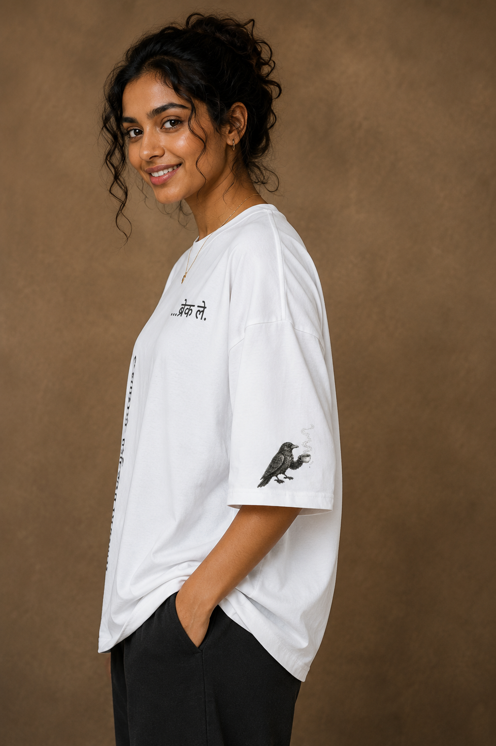 Break Le. | Premium 240 GSM Oversized Drop Shoulder T-Shirt | Sutrmaaya